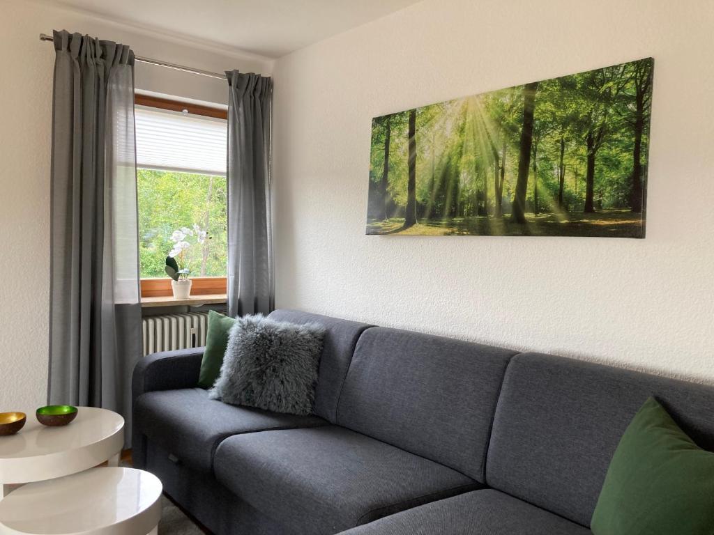 Posezení v ubytování Ferienwohnung Panorama