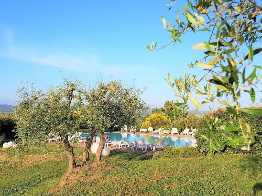 Basen w obiekcie Holiday Apartment Close to Asciano lub w pobliżu