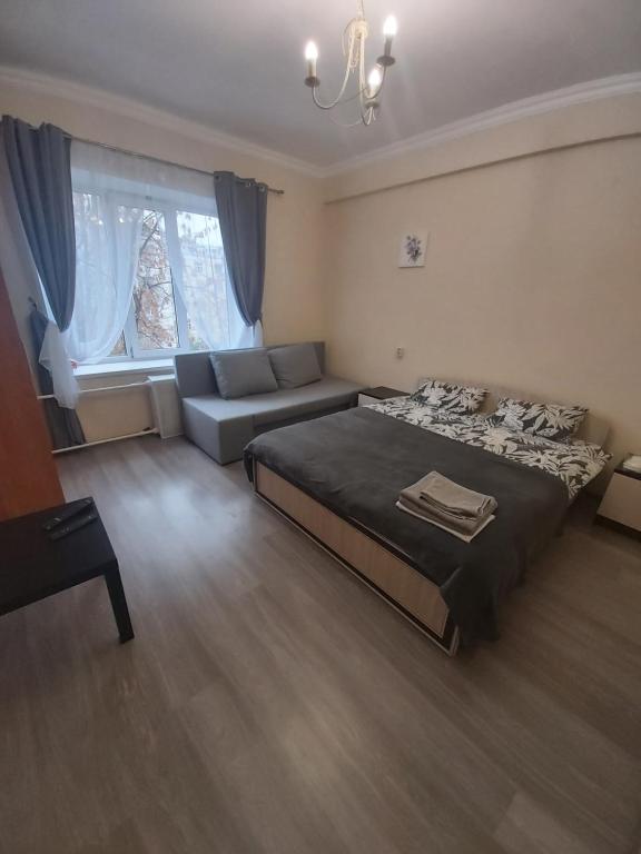 
Кровать или кровати в номере Хостел НИИ Бурденко
