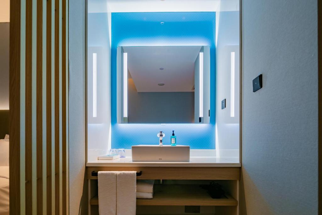 Holiday Inn Express Xi'an High Tech Zone North, an IHG Hotel - 带有移动性的双人房间可访问淋浴