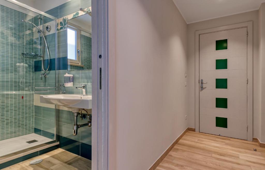 Koupelna v ubytování Tiffany Suites