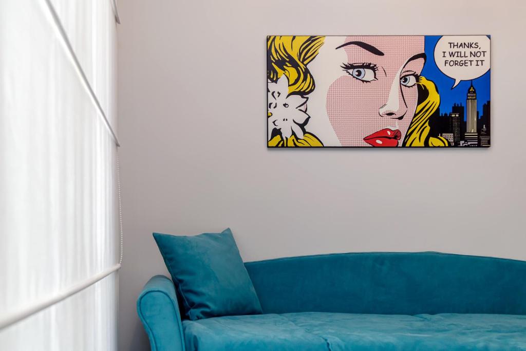 Posezení v ubytování Tiffany Suites