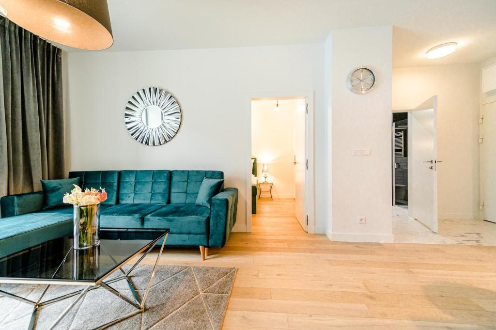 Posedenie v ubytovaní AboutArtApartments - Młyn Maria