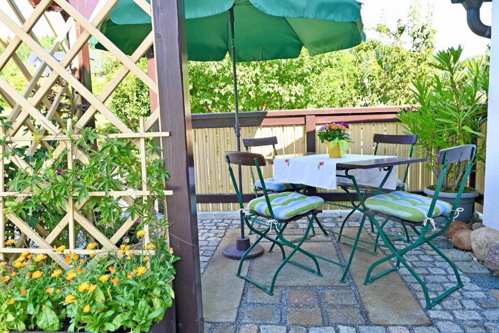 Balkón nebo terasa v ubytování Ferienwohnung Tammer