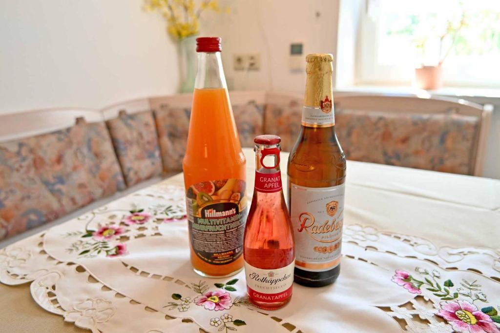 Nápoje v ubytování Ferienwohnung Tammer