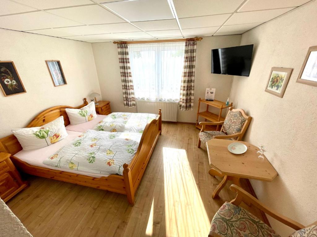 Postel nebo postele na pokoji v ubytování Hotel Charlott