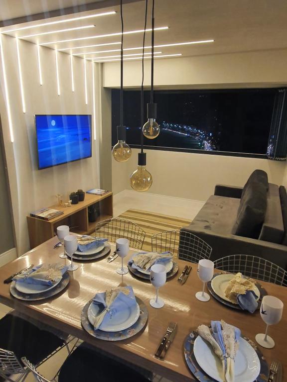 Lindo apto tudo novinho, prédio frente mar - Appartement Avec Vue Sur La Mer