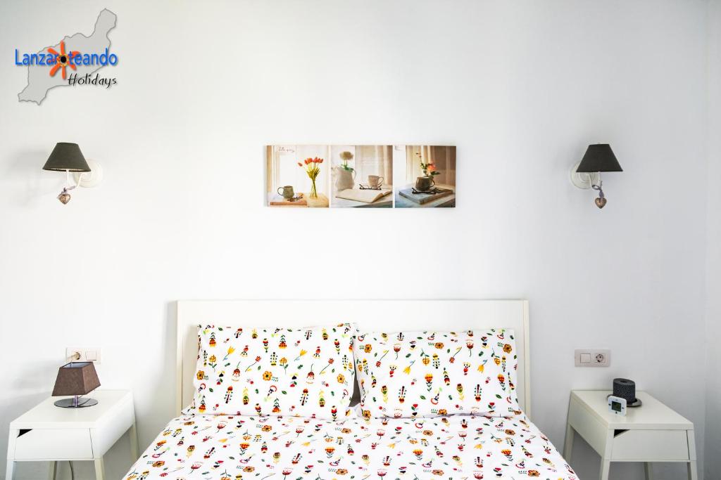 Postel nebo postele na pokoji v ubytování Vivienda Vacacional Serendipity