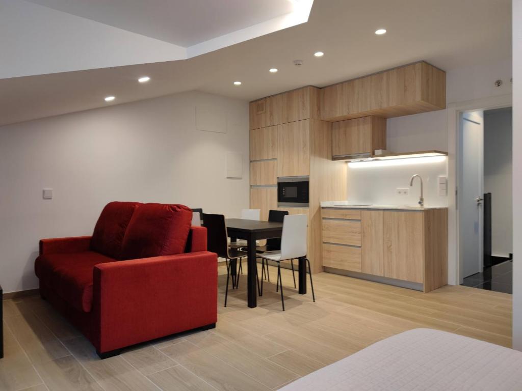 Kuchyňa alebo kuchynka v ubytovaní Apartamentos A pousa do Asma