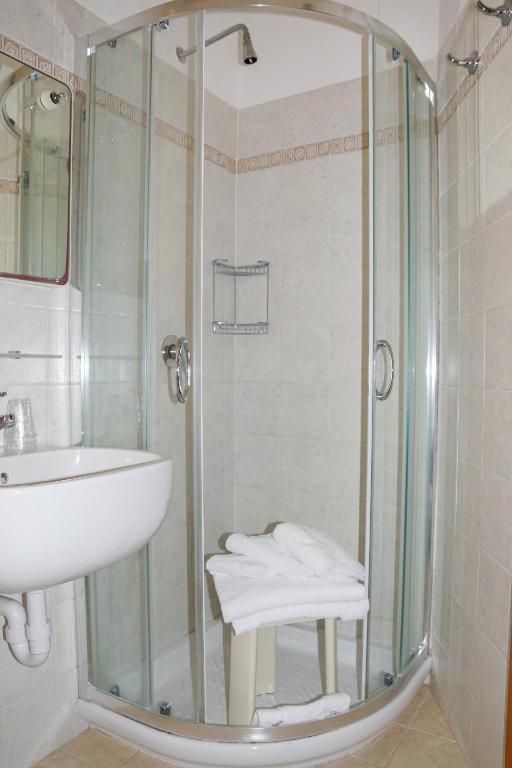 Koupelna v ubytování Hotel Citta'