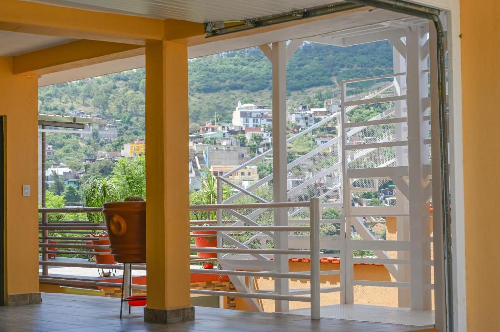 Balkón nebo terasa v ubytování Casa LEONOR