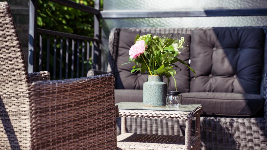 Posezení v ubytování Home Hotel Carlscrona