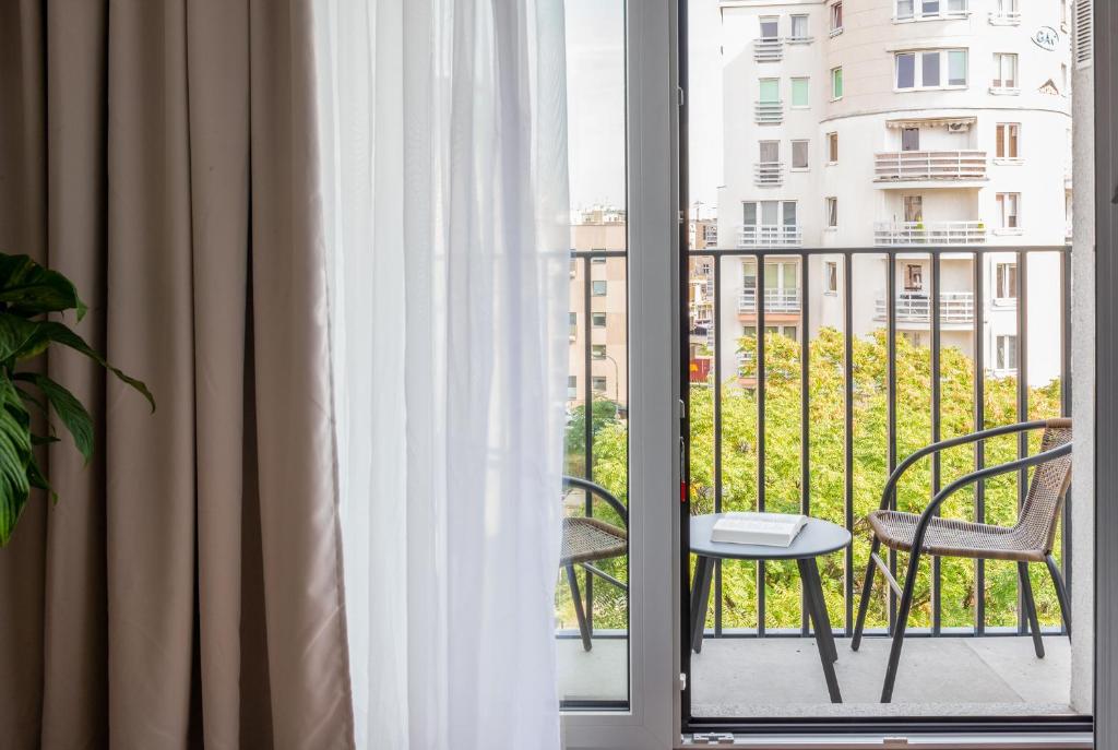 Balkon lub taras w obiekcie apartamenty-wroc Kurkowa