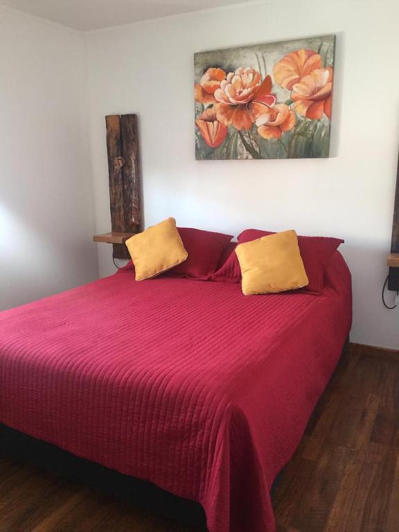 Postel nebo postele na pokoji v ubytování Xalpen B&B
