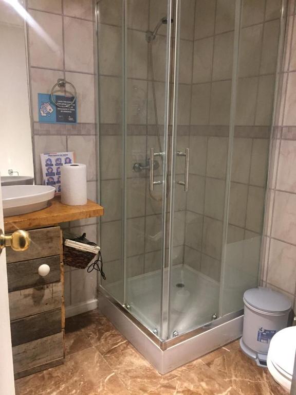 Koupelna v ubytování Xalpen B&B