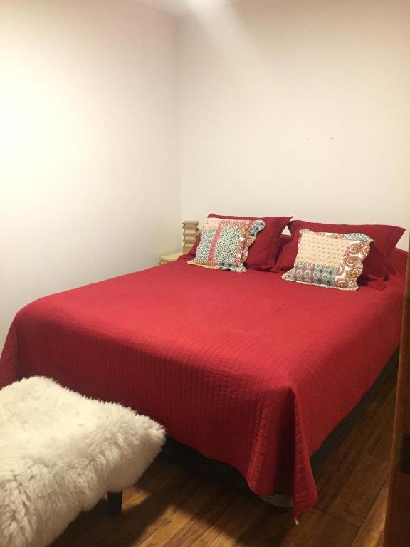 Postel nebo postele na pokoji v ubytování Xalpen B&B