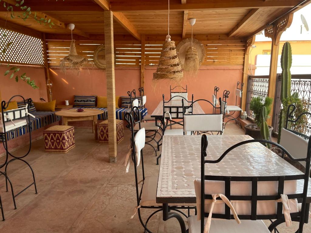 Restaurace v ubytování Riad Safia