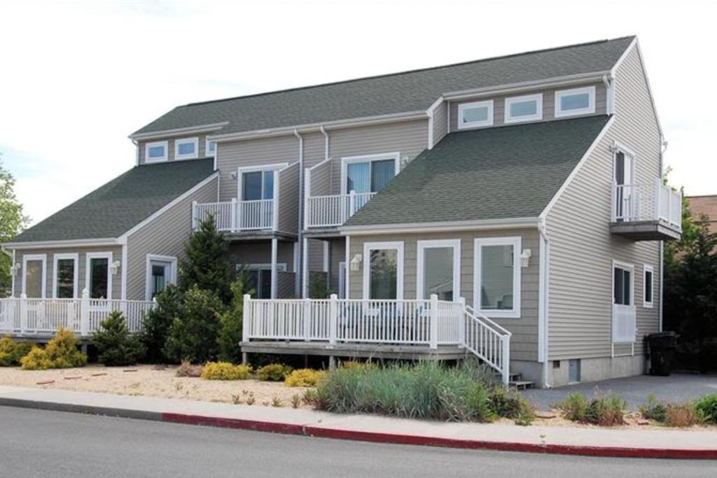 a large house on the side of a street at Captain's Deck in Ocean City
