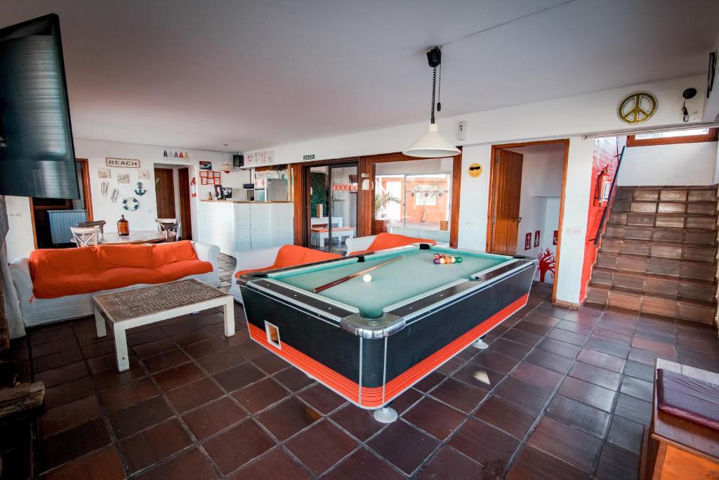 Biliár nebo kulečník v ubytování Hostel 32