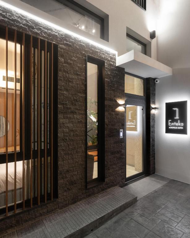 Kuchyň nebo kuchyňský kout v ubytování 11 Enteka Acropolis Suites