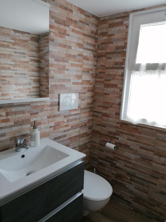 Koupelna v ubytování B&B Curtopassi