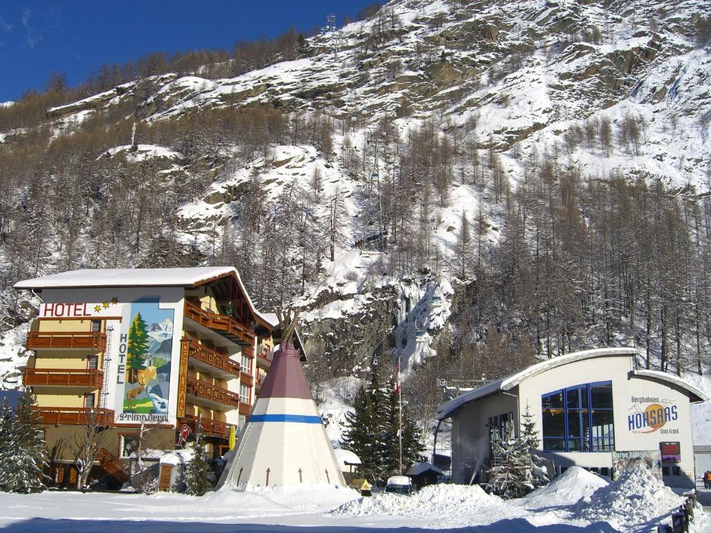 Hotel Primavera v zimě