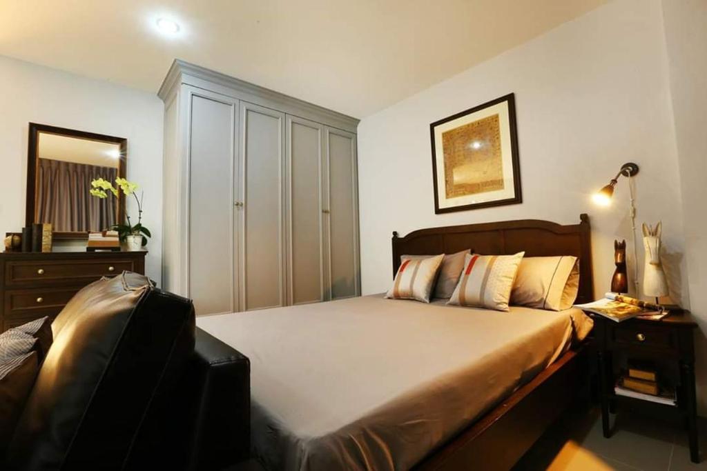 Postel nebo postele na pokoji v ubytování Double Tree Residence
