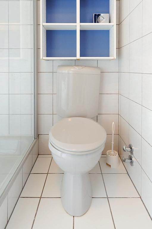 Koupelna v ubytování Hotel Garni Benser Watt