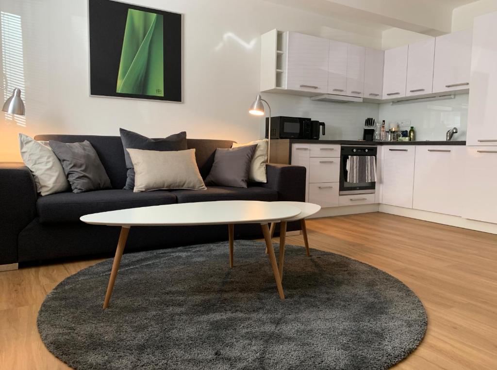 Köök või kööginurk majutusasutuses AP 1 - Apartments 4U Březinova "Overnight Simply"