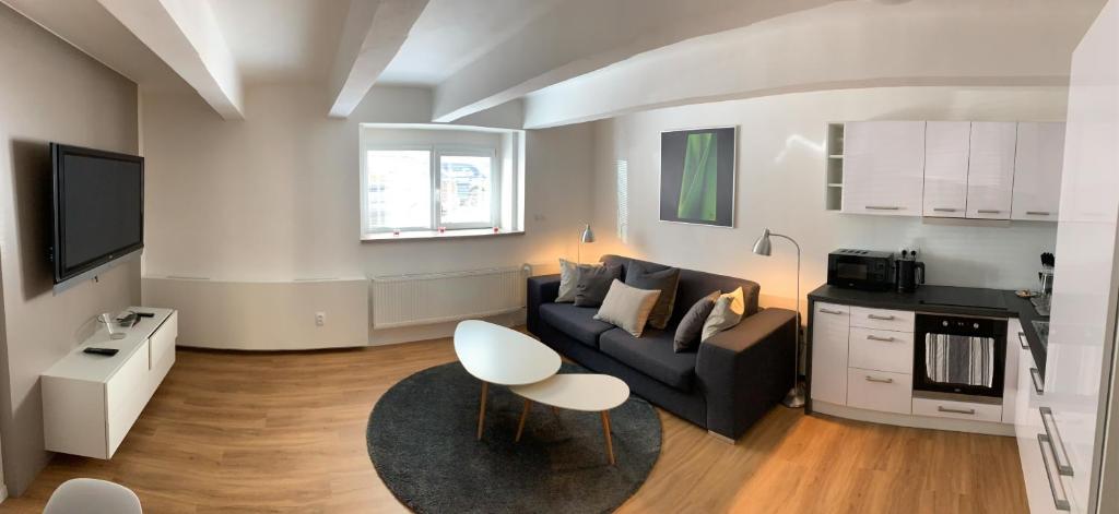 Kuchnia lub aneks kuchenny w obiekcie AP 1 - Apartments 4U Březinova "Overnight Simply"