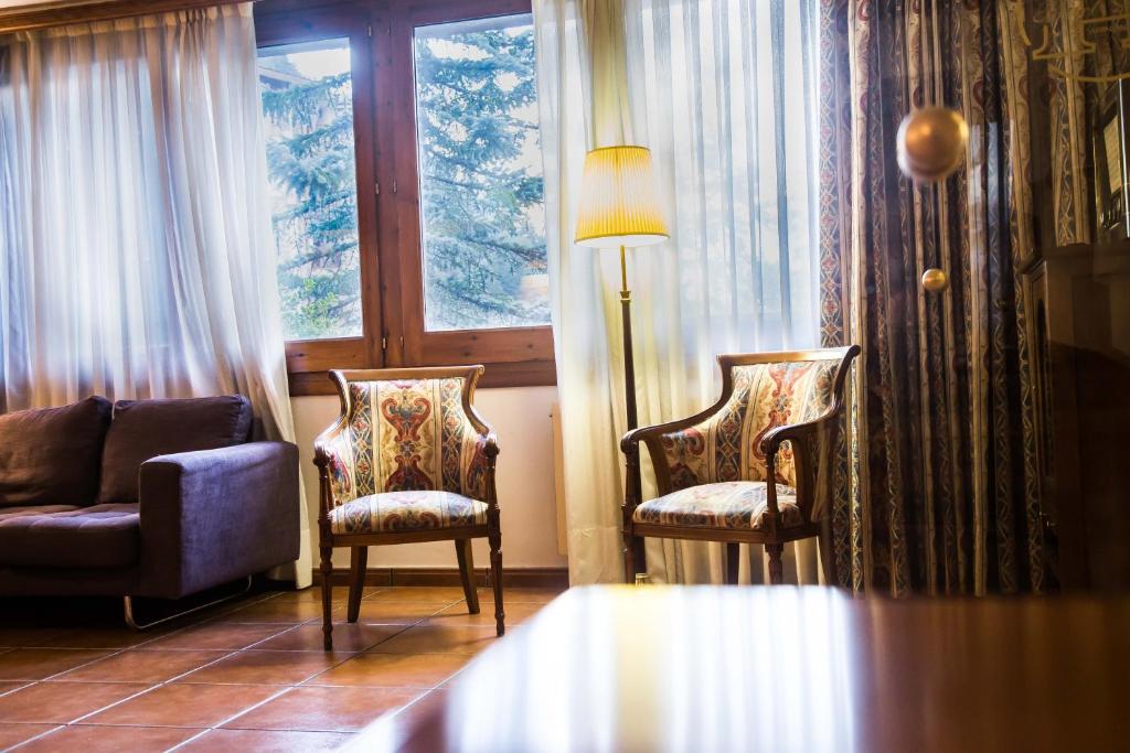 Posezení v ubytování Hotel Xalet Verdú