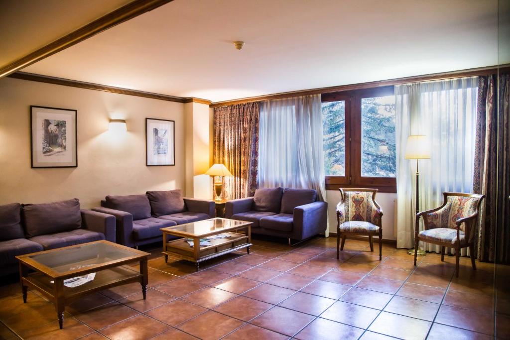 Posezení v ubytování Hotel Xalet Verdú