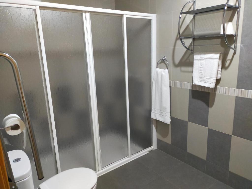 Kúpeľňa v ubytovaní Hostal Banderas