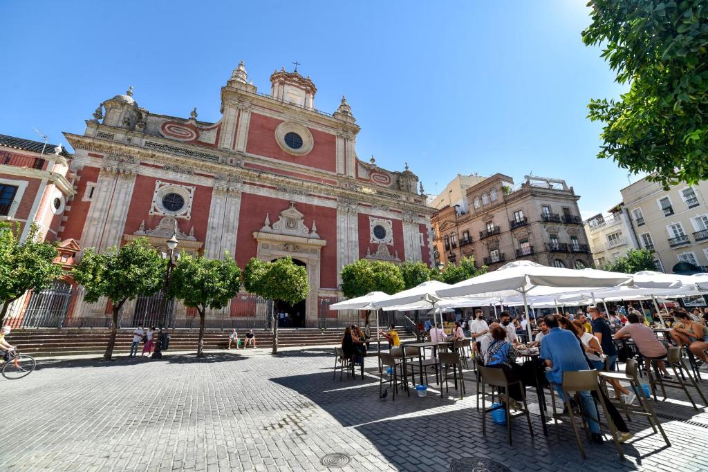 Restaurace v ubytování New! Loft in the heart of Seville