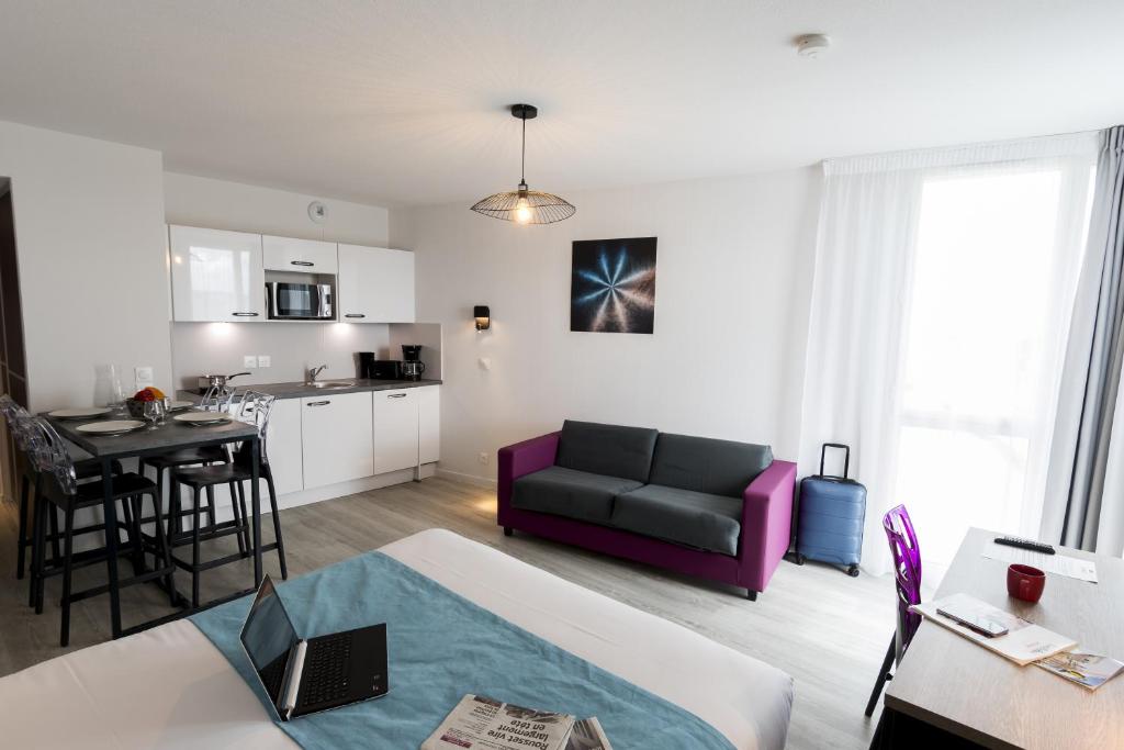 Appart-Hôtel Mer & Golf City Bordeaux Lac - Resim 21