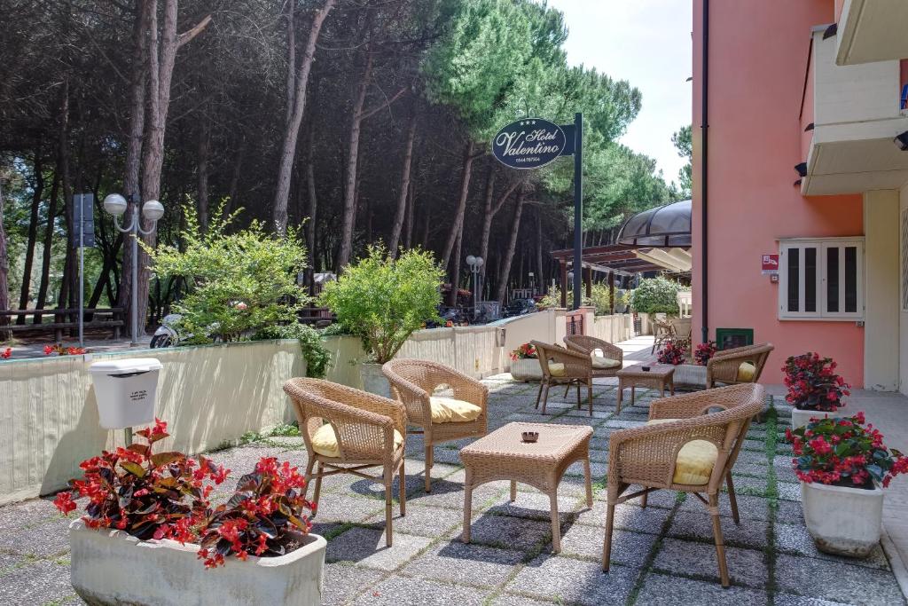 Zahrada ubytování Hotel Valentino