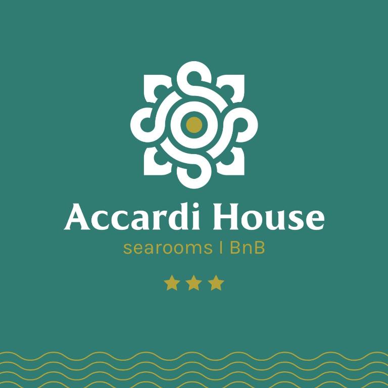 logo domku na plaży w obiekcie Accardi House Searooms w mieście Palermo