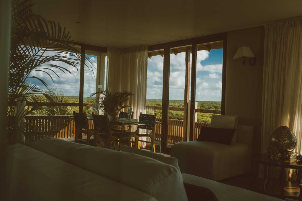Posezení v ubytování Jashita Hotel