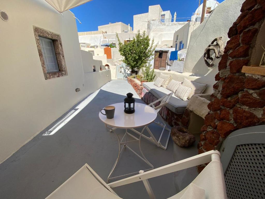 Balkon lub taras w obiekcie Cave house mARTrona