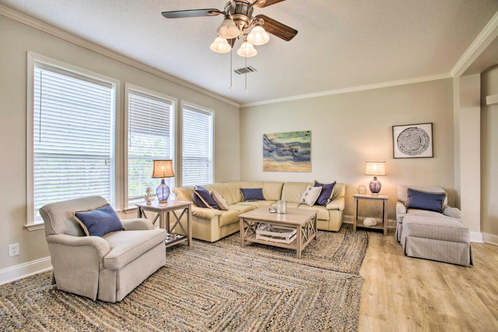 Waterfront Bay St Louis Home with Deck, Dock