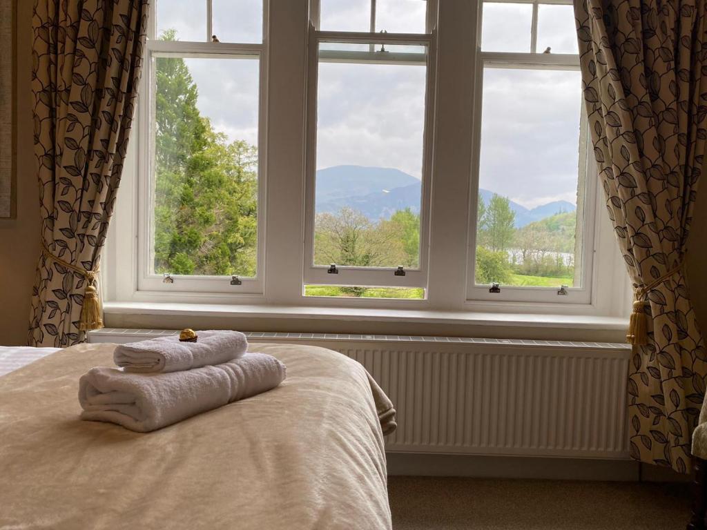 Nespecifikovaný výhled na hory nebo výhled na hory při pohledu z bed and breakfast