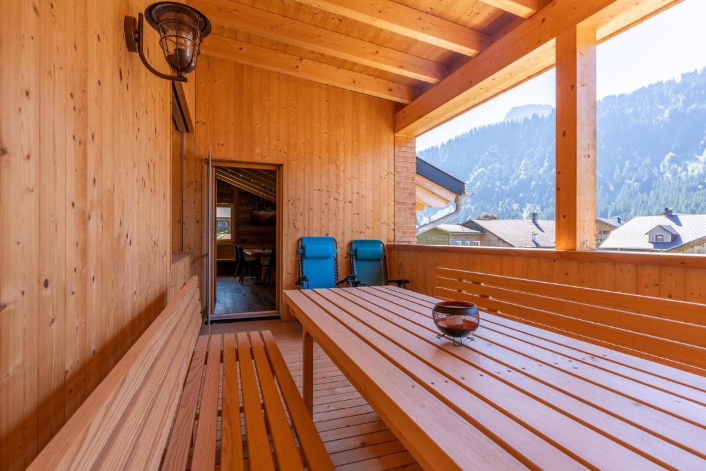 Nespecifikovaný výhled na hory nebo výhled na hory při pohledu z apartmánu