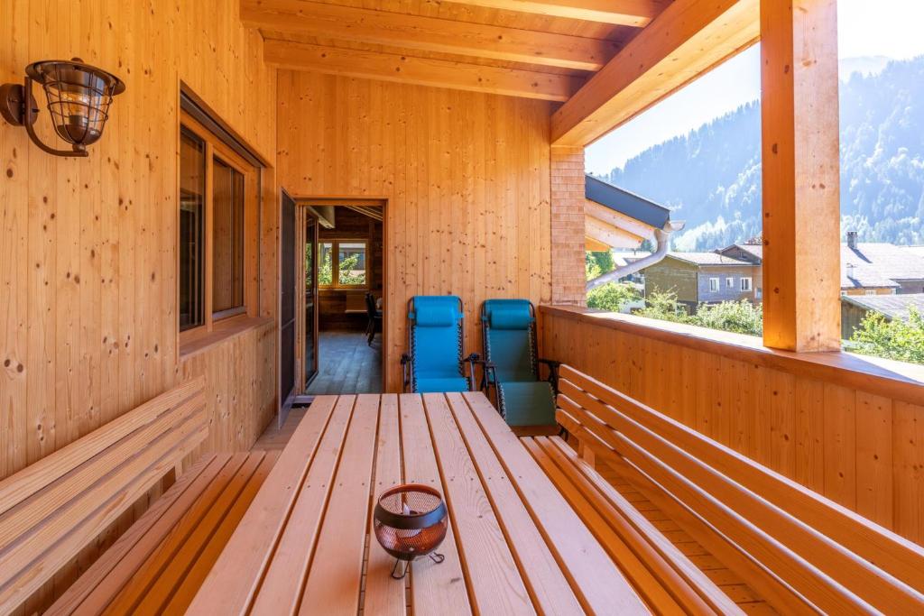 Nespecifikovaný výhled na hory nebo výhled na hory při pohledu z apartmánu