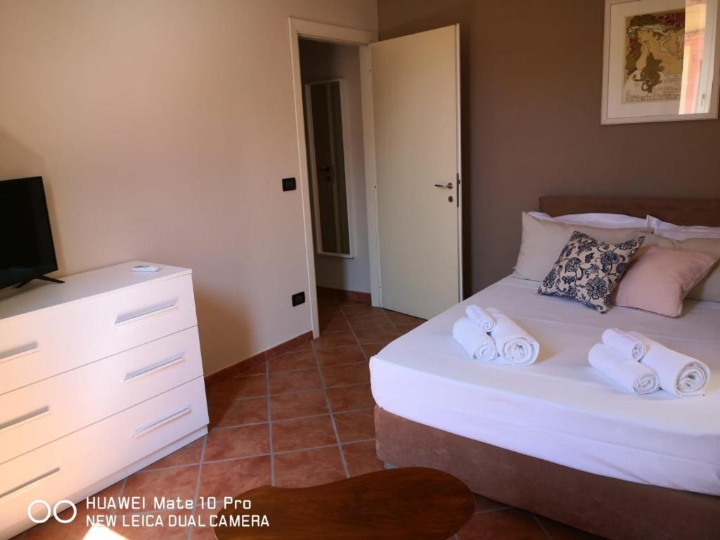 Postel nebo postele na pokoji v ubytování B&B Palazzo de "Il Nuovo Duca Minimo"