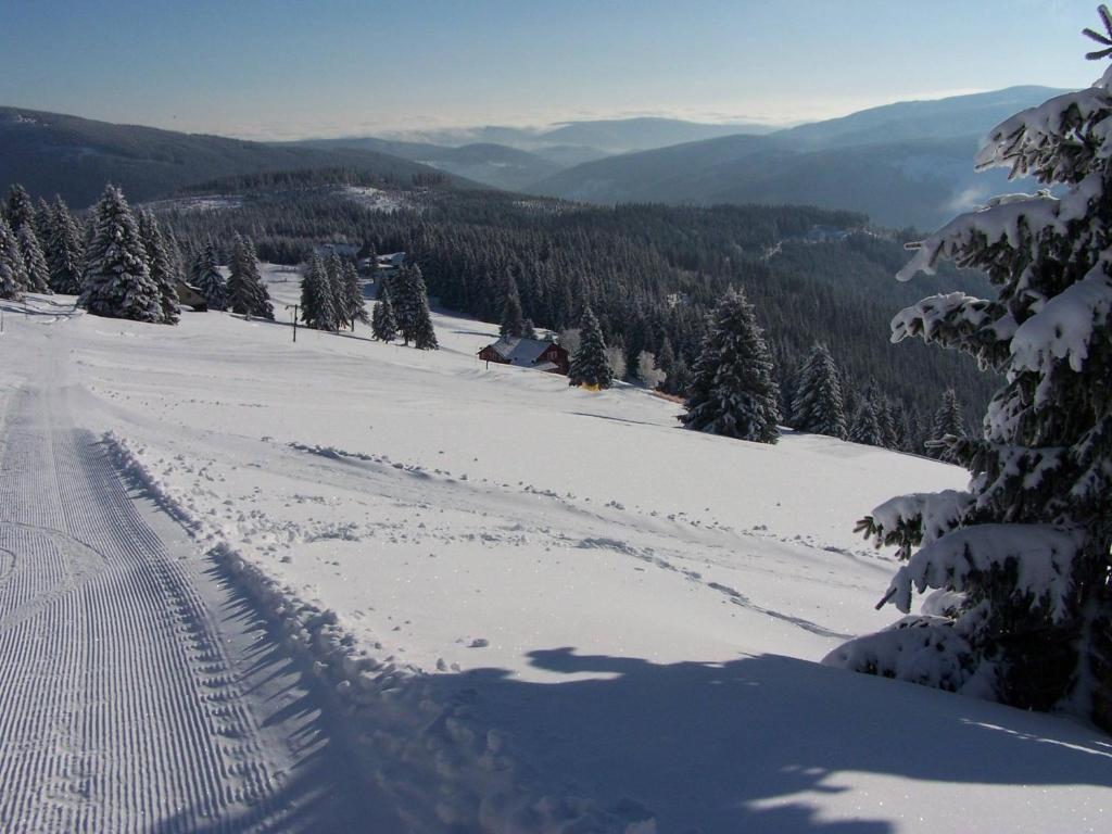 Berghof - horská chata v zimě