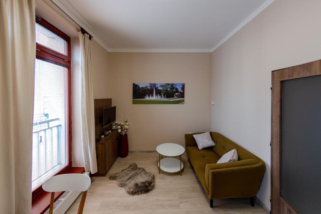 Posezení v ubytování Penzion Apartmány Resident