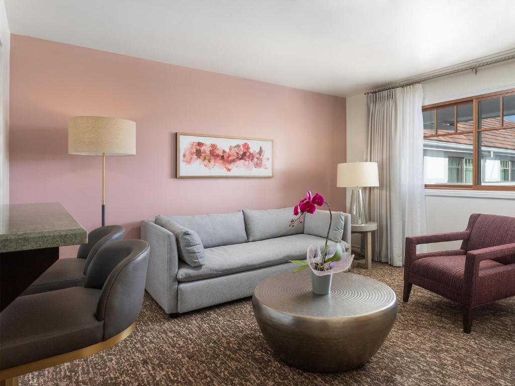 Posezení v ubytování Hotel Corque