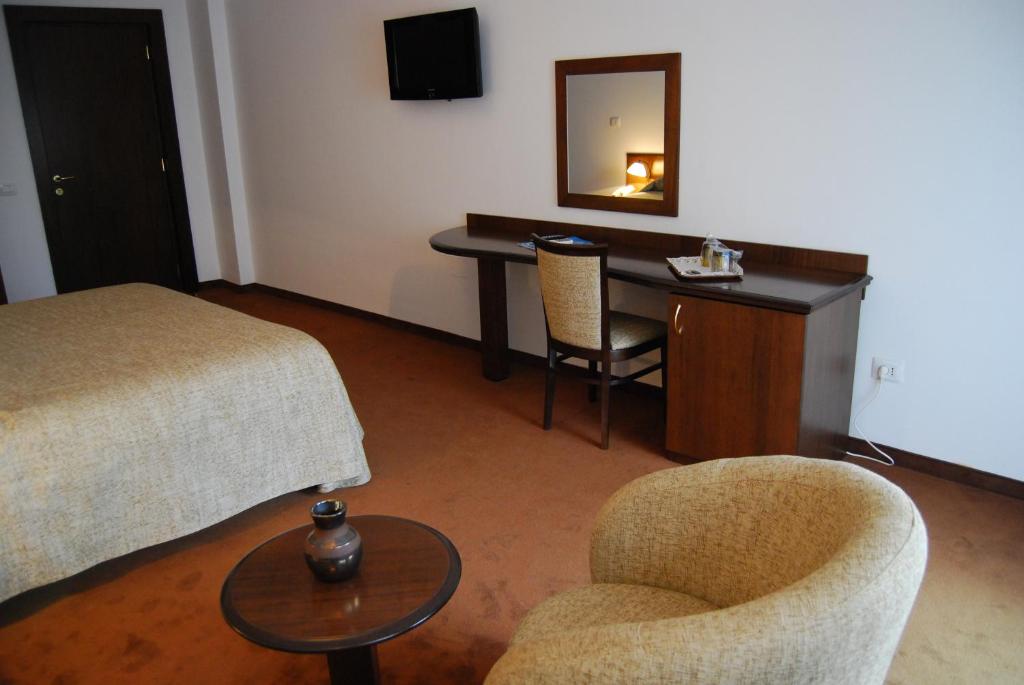 TV a/nebo společenská místnost v ubytování Hotel Maria