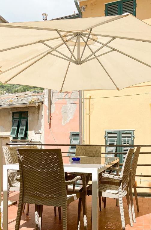 Balkón nebo terasa v ubytování La Polena Camere Vernazza - Carattino Apartment