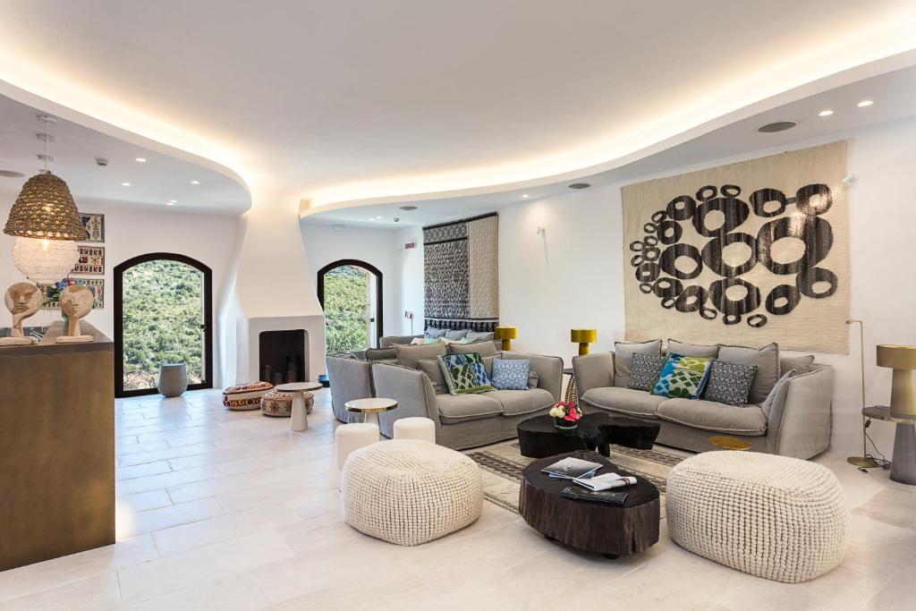 Posezení v ubytování Hotel delle Rose a Luxury Boutique Hotel